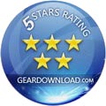 5 Star award by GearDownload