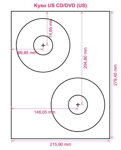 Kyso US CD DVD (US) label template layout