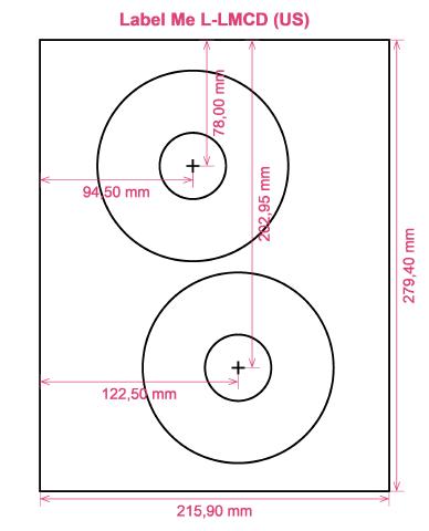 Label Me L-LMCD (US) label template layout