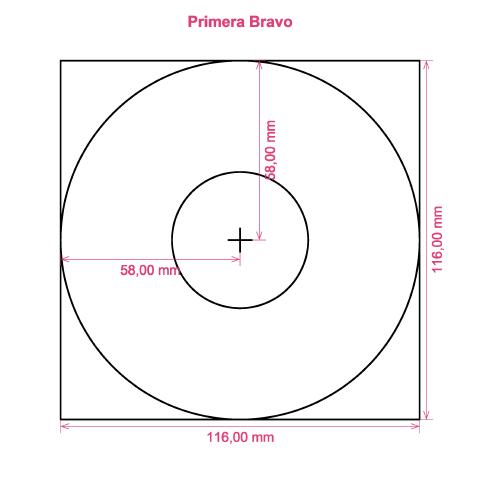 Primera Bravo printer CD DVD tray layout