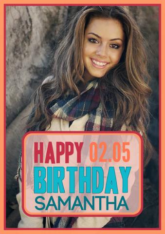 Adult Birthday 2 poster template