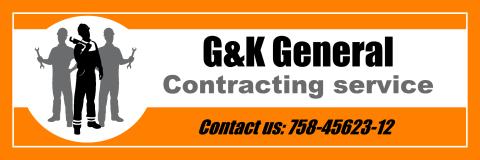 Contracting Service banner template