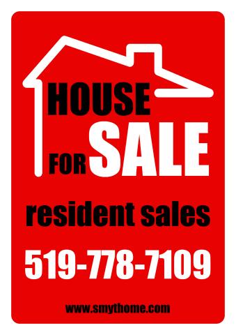 Estate for Sale sign template