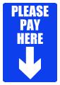 Please Pay Here design