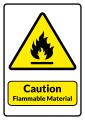 Flammable Material design