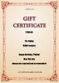 Gift Certificate 3 design