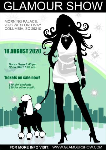 Glamour Show poster template