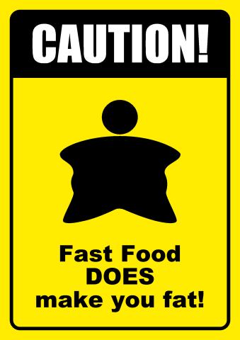 Fast Food sign template
