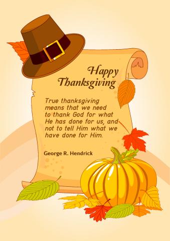 Thanksgiving 2 poster template