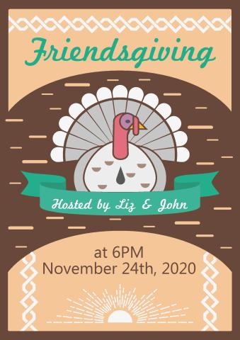 Thanksgiving 3 poster template