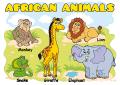 African animals design