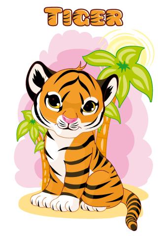 Tiger poster template