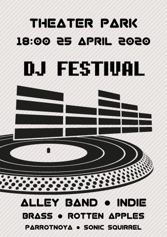 DJ Festival poster template