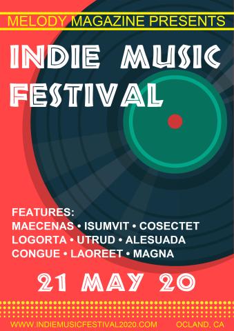Indie Festival 1 poster template