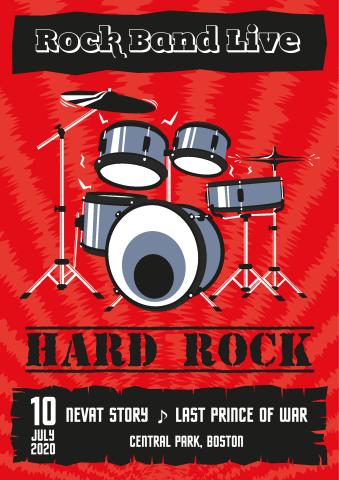 Rock Concert poster template