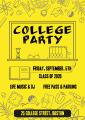 College Party design