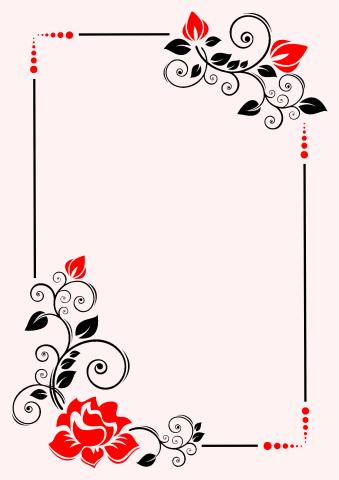 Floral 1 poster background template