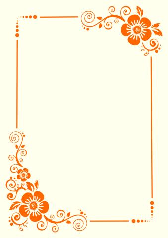 Floral 2 poster background template