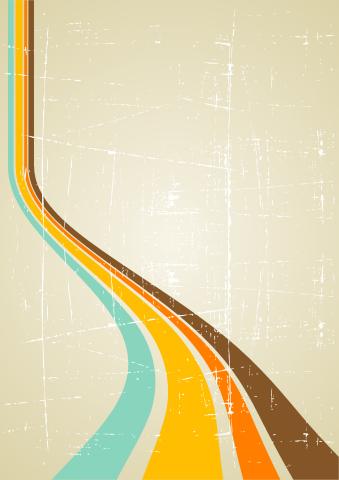 Retro poster background template