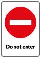 Do Not Enter design