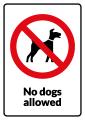 No Dogs design