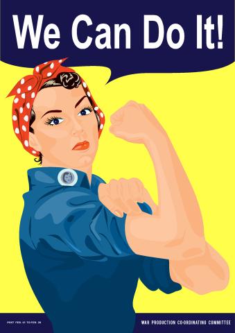 We Can Do It poster template from software to deign and print posters and signs