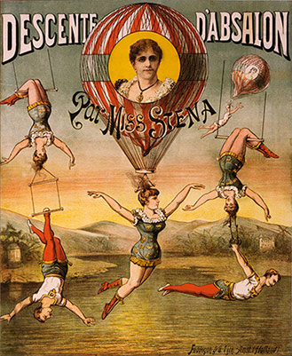Circus poster between 1880 and 1900