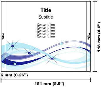 CD Back Insert dimensions