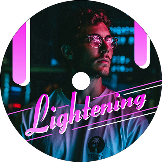 Lightening CD label
