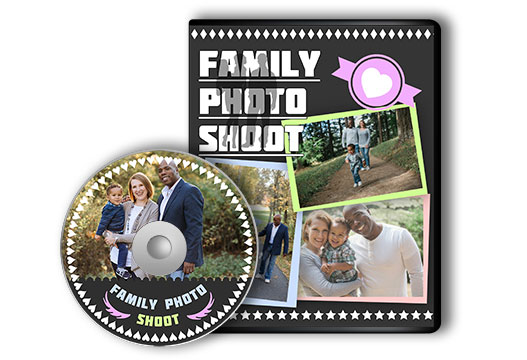 Family photoshoot CD/DVD cover