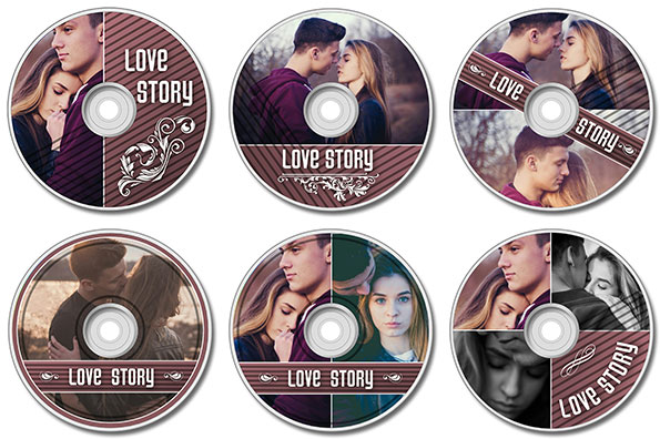 Standard CD Labels design