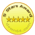5 Star award by Down64