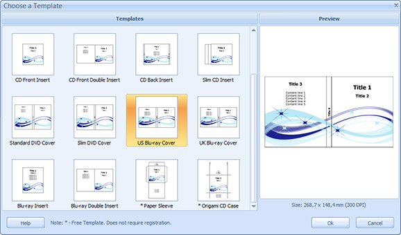 Choose a Template Dialog Box