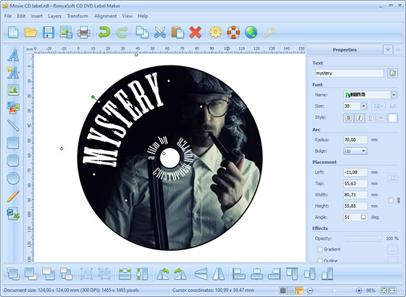 The Text Properties Window