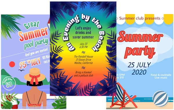 Summer party poster