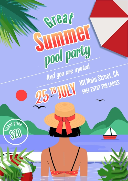 Summer party poster 2
