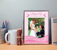 Make your own wedding poster