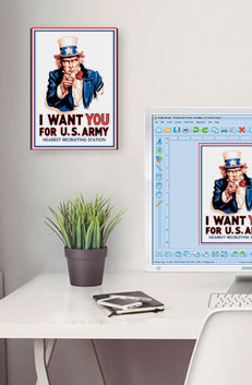 Print I Want You for US Army poster