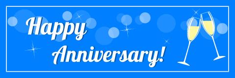 Anniversary banner template