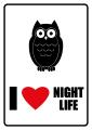 I Love Night Life design