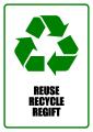 Reuse, Recycle, Regift design