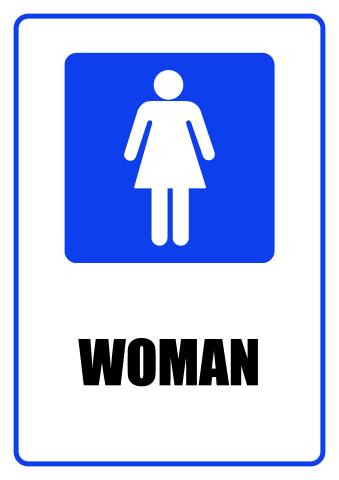 Women sign template