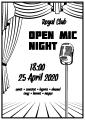 Open Mic Night design