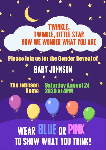 Baby Shower 5 poster template
