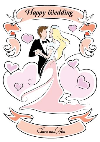 Wedding 3 poster template