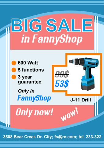 Big Sale poster template